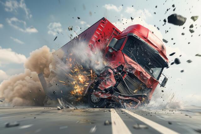 Camión volcado cierra varios carriles SB de Turnpike cerca de Commercial Boulevard en Tamarac