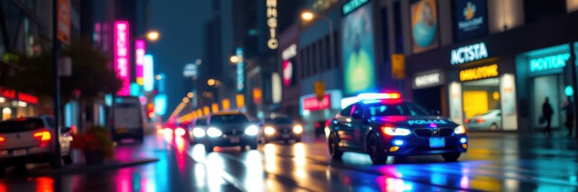 Policía 2 muertos y 2 heridos tras un choque con fuga en el que se vieron implicados vehículos de carreras callejeras