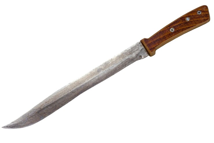 Hombre apuñalado con machete, conducido al hospital por su agresor