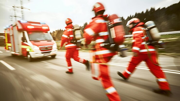 Un policía y otras cuatro personas son trasladados al hospital tras un choque múltiple de cinco coches cerca de la I-95