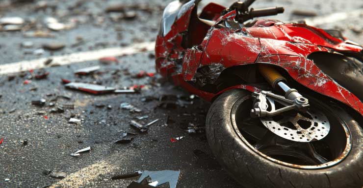 2 hospitalizados tras choque entre automóvil y motocicleta en Hollywood