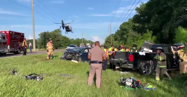 3 personas hospitalizadas tras accidente en la SR 52 en el condado de Pasco