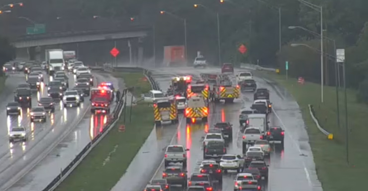 Accidente cierra carriles en la I-295 cerca de la 103rd Street