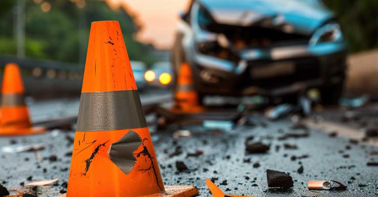 Accidente despejado en la I-95 dirección sur cerca de la salida 64; el tráfico vuelve gradualmente a la normalidad