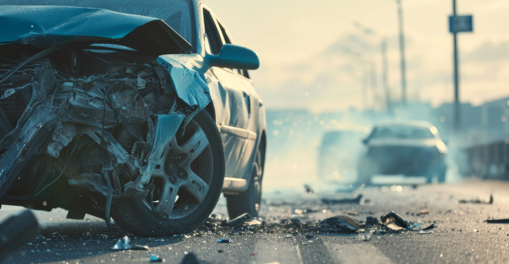 Accidente en la I-95 Norte en el Intercambio Golden Glades bloquea carriles Patrulla de Carreteras de Florida