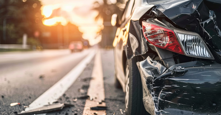 Bomberos del condado de Hernando rescatan a perro atrapado en auto accidentado