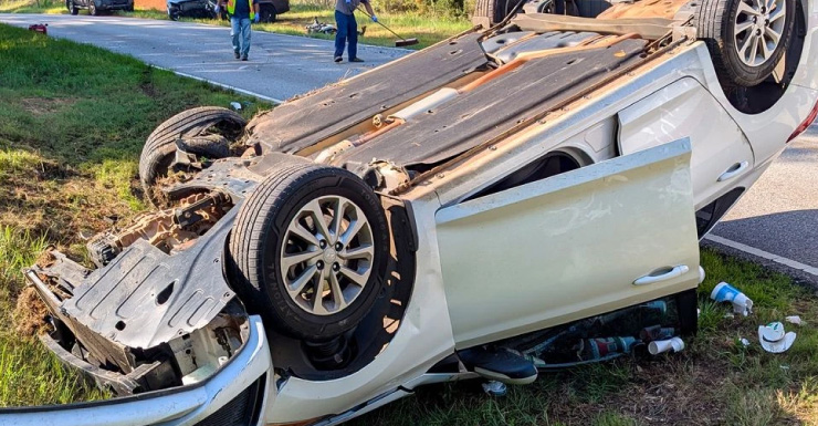 FHP Hombre de 24 años se queda dormido al volante y causa choque frontal en el condado de Escambia