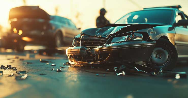 Helicóptero traslada a víctima de accidente al hospital tras choque con incendio en la I-95