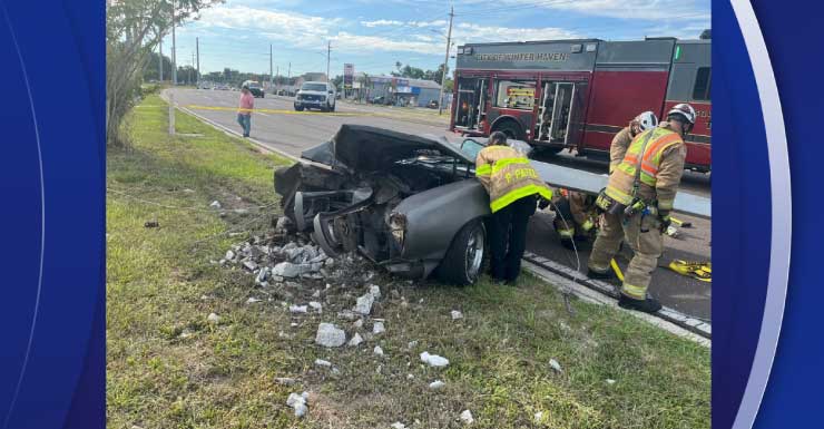 Hombre de Winter Haven sufre heridas graves tras accidente con un GTO 1968