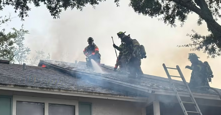 Incendio en complejo de apartamentos en Daytona Beach fue causado por rayo