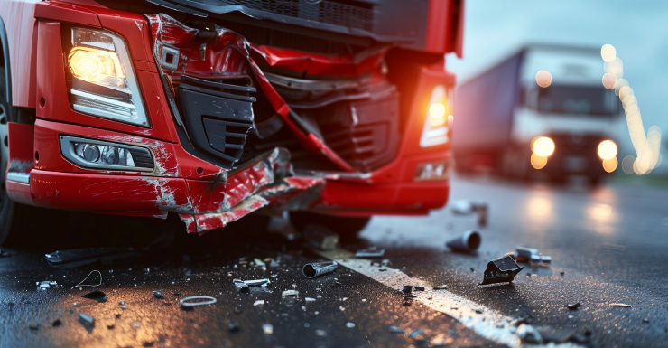 Accidente de camión tractor bloquea carriles en I-95 Norte en Palm Beach Gardens