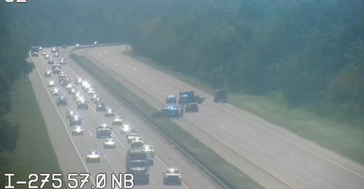 Accidente mortal de motocicleta provoca cierre de carriles hacia el sur en la I-275 en el condado de Hillsborough