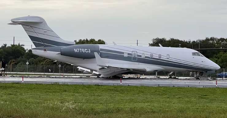 Avión pequeño se sale de la pista en el Aeropuerto de Boca Raton; FAA investiga