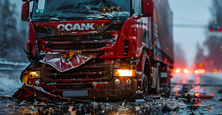 Camión volquete choca contra paso elevado de la Turnpike causando cierres viales importantes