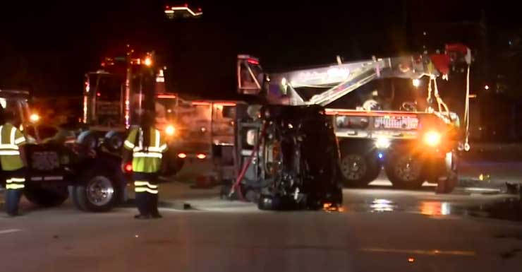 Choque de SUV en Fort Lauderdale envía Escalade al río; 4 adolescentes sobreviven