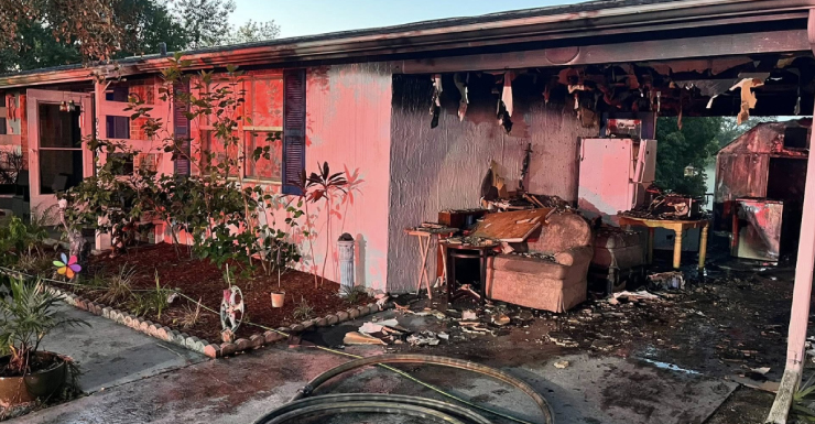 HCFR extingue incendio en vivienda en Spring Hill