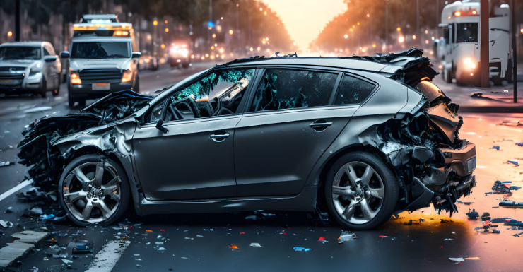 Hombre y mujer resultan heridos en choque de múltiples vehículos en Miami