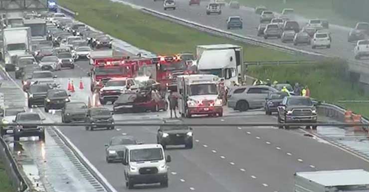 I-75 Norte reabre tras accidente con heridos