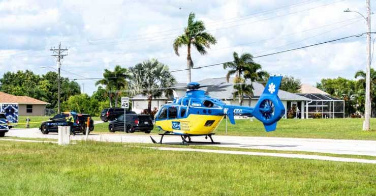 Investigación de accidente en Cape Coral.