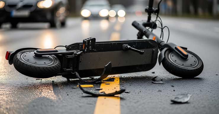 Mujer hospitalizada tras choque entre scooter eléctrico y vehículo en Port St. Lucie