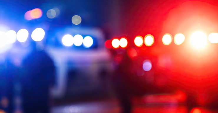 Una persona herida tras tiroteo con participación de un oficial durante una parada de tráfico en Reddick