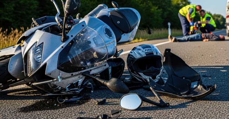 Accidente de motocicleta con heridos reportado en Barrancas Avenue en Pensacola