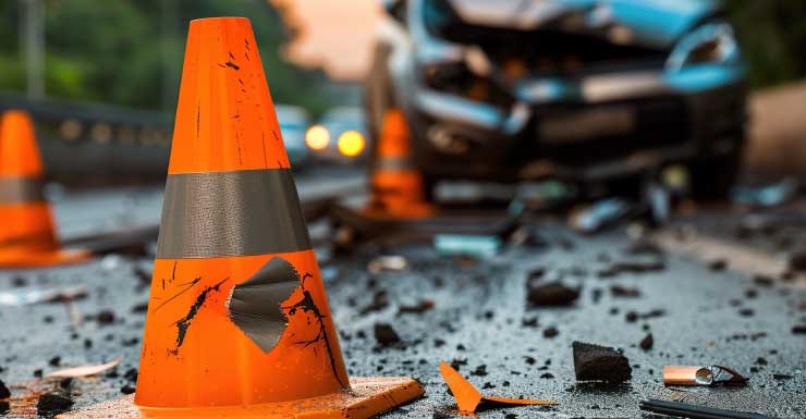 Accidente de tráfico bloquea carriles sur en SR 77 y CR 388