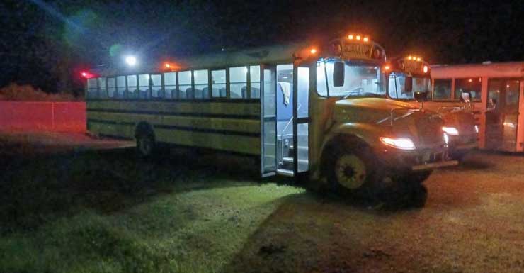 Autobús escolar del condado de Okeechobee se accidenta durante ruta matutina