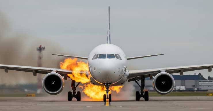 Avión se sale de la pista y piloto desaparece en el Aeropuerto de Naples el martes