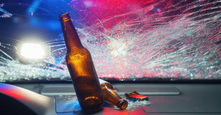 Conductor ebrio choca contra una cerca y se estrella en una casa en Clearwater Patrulla de Carreteras de Florida