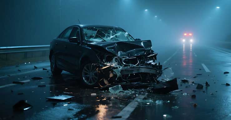 Conductor rastreado por K-9 de Marion tras persecución a 100 mph que termina en accidente