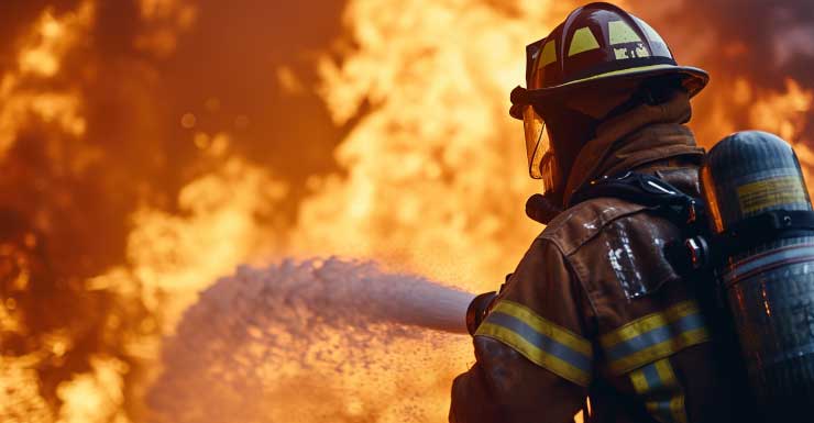 Departamento de Bomberos de Live Oak responde a incendio en vivienda