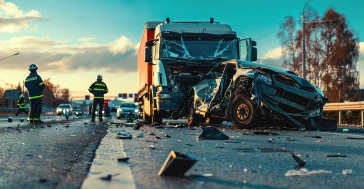 Hombre de 24 años muere en Groveland tras choque frontal con camión semirremolque