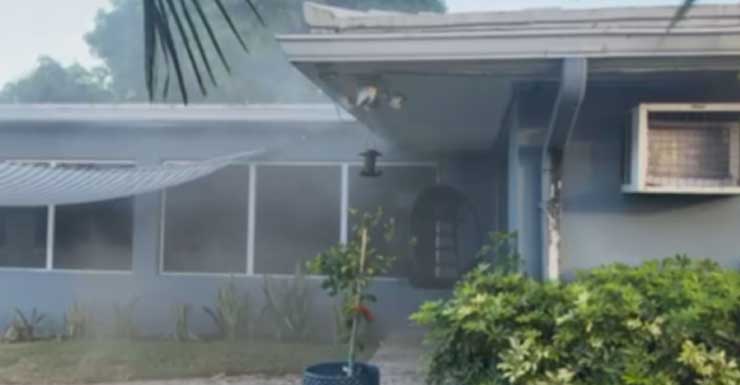 Padre, hijo y perro escapan de incendio en vivienda en Fort Lauderdale