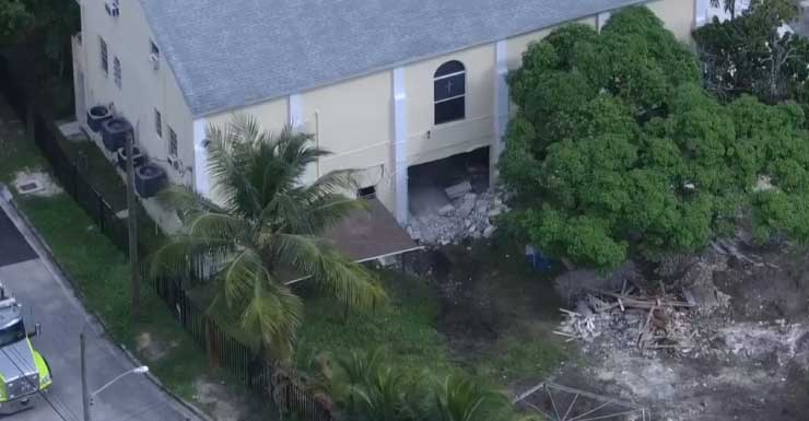 Trabajador de la construcción resulta herido tras colapso de pared en South Miami, dice bomberos