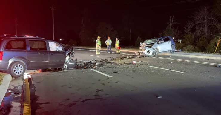 4 heridos en colisión de varios vehículos en la Carretera Estatal 390 en el Condado de Bay