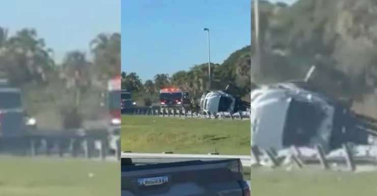 Accidente con heridos cierra salida en la Turnpike sur en Delray Beach