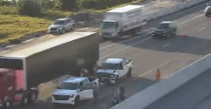 Accidente en la Turnpike dirección norte en Lake Worth retrasa el tráfico