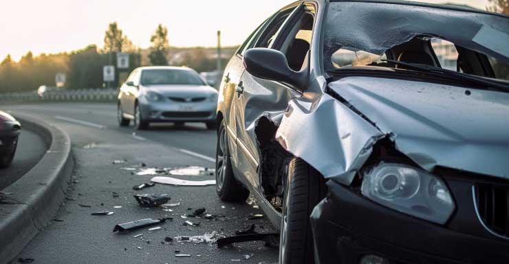 Choque bloquea el tráfico en Glades Rd. en Boca Raton