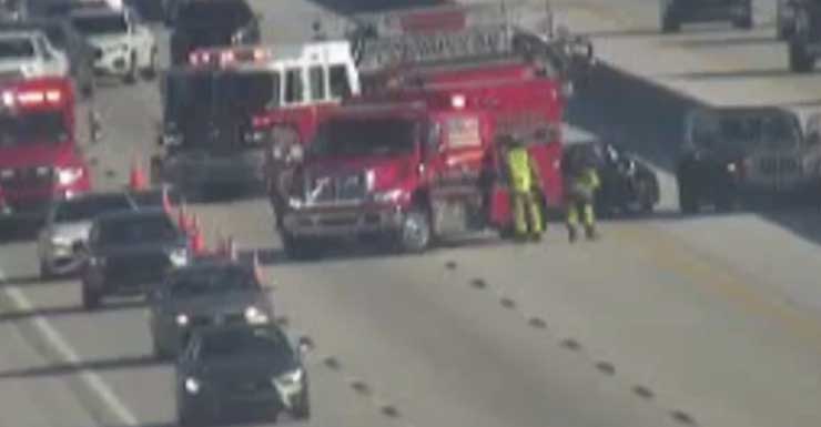 Choque en la Turnpike dirección sur en Boynton Beach retrasa el tráfico
