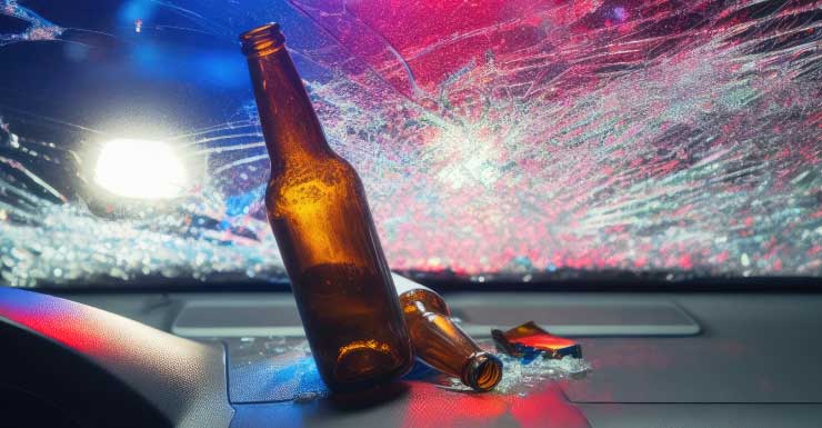 Conductor brasileño arrestado tras beber Jack Daniels y chocar contra autos estacionados