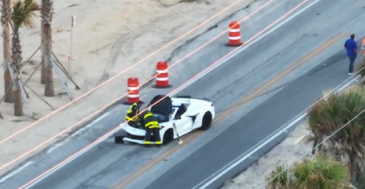 Conductor de Corvette iba a 110 mph intentando pasar a un Jeep antes de accidente mortal, según la Patrulla de Carreteras de Florida