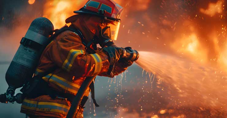 Equipo rescata a perro atrapado en incendio de vivienda en Clearwater