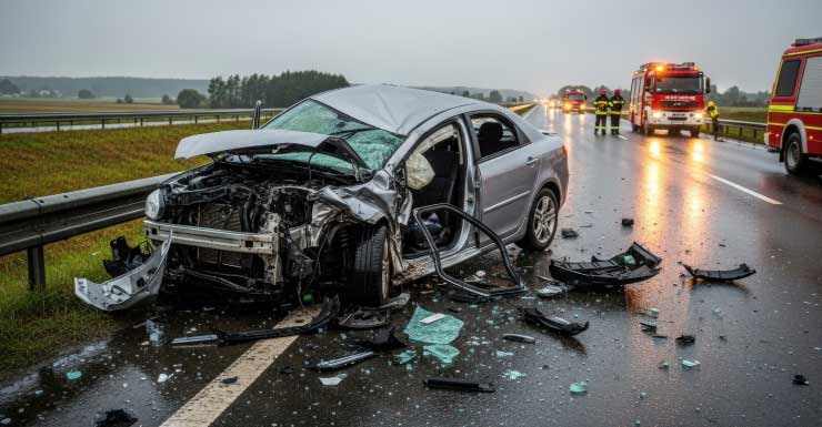 FHP Mujer gravemente herida tras accidente en el condado de Jackson