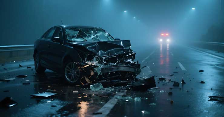 Hombre de DeLand muere en accidente tras chocar contra cerca y árboles en la I-4