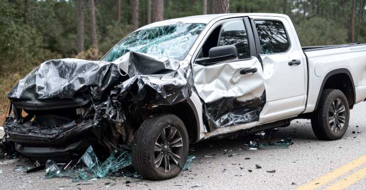 Hombre de Ocala muere cuando camioneta choca contra árboles y vuelca en el condado de Marion