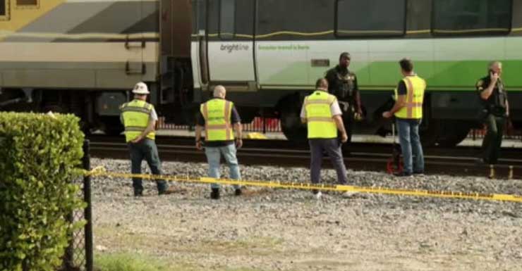 Hombre muere tras ser atropellado por tren Brightline en Oakland Park; NE 38th St. cerrada en la 12th Ave.