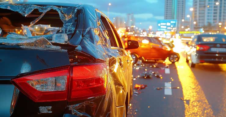 I-75 con tráfico lento en 4 millas debido a accidente.