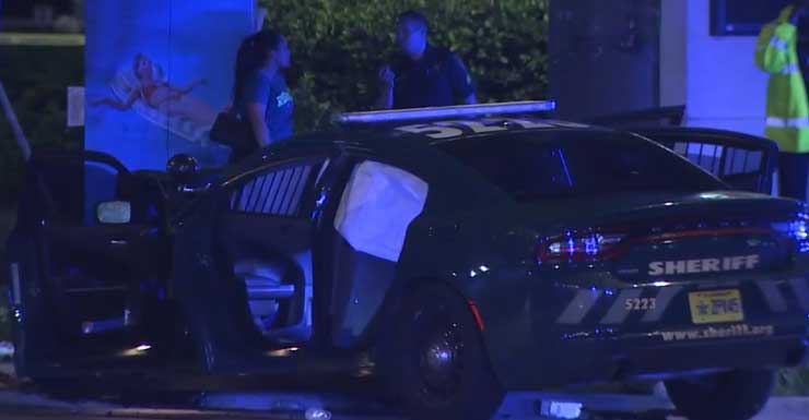 Investigación en curso tras colisión entre conductor y patrulla del BSO en Pompano Beach