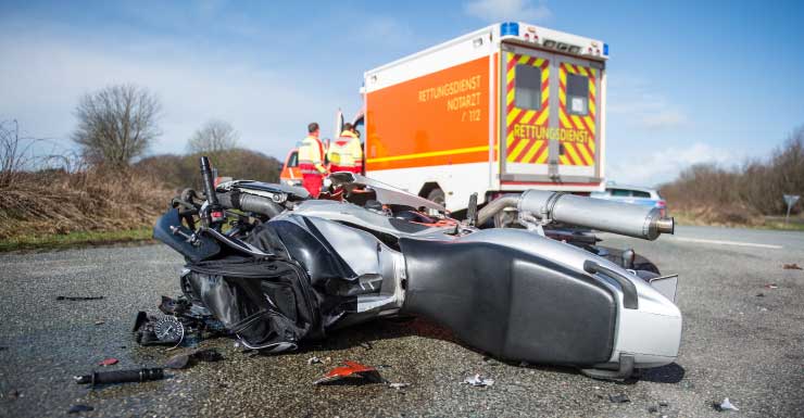 Motociclista muere en accidente en el condado de Baker en Woodlawn Road